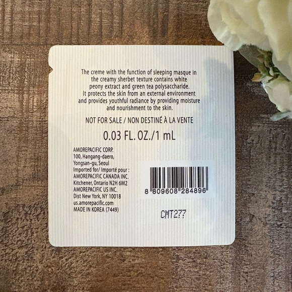 New AMOREPACIFIC Youth Revolution RADIANCE CRÈME & MASQUE 0.36 oz/12 ml TOTAL! - Picture 4 of 4